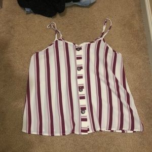 Pink Rose flowy tank